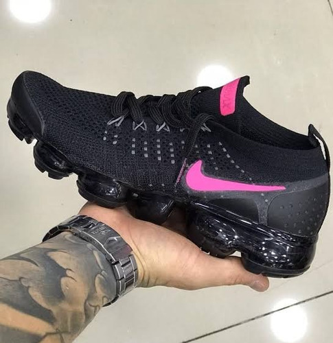 Tenis Nike Vapormax 2.0 Preto E Rosa Nº37br Original