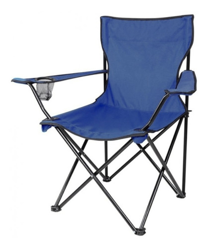 Silla De Playa Camping Picnic Pesca Plegable Con Portavaso