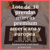 Lote Ropa Mujer Prendas Sólo Marcas