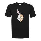 Polera Estampada Diseño Bad Bunny Conejo Bugs Bunny