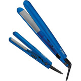 Set Plancha Y Mini Plancha Conair Tecnología Cerámica 210°c Color Azul