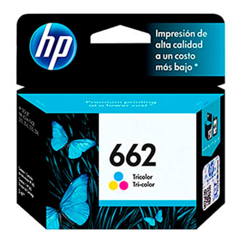 Hp Cartucho 662 Cz104al Tricolor Para Hp All-in-one D