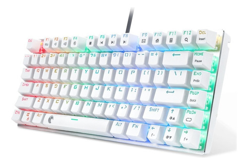 Teclado Gamer Qwerty Con Luces Arcoíris