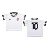 Camiseta Infantil Corinthians Branca - Torcida Baby