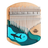 Thumb Piano Wood Hluru Songbook 21 Teclas Instrumento Martil