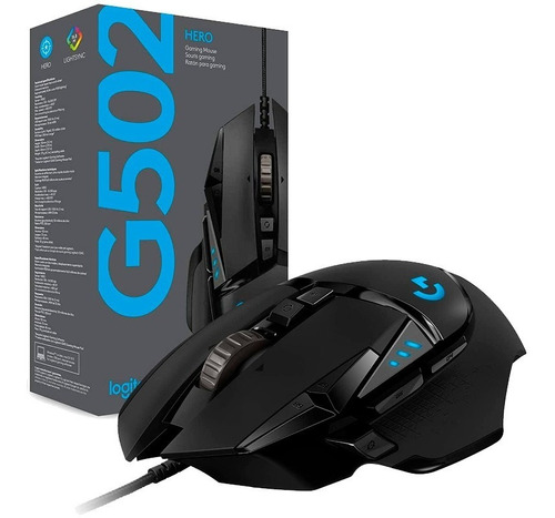 Mouse Gamer Óptico Logitech G502 Hero