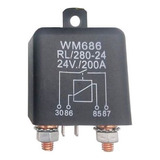 Rl/280-24 Relevador De Potencia Bobina 24vdc/200 Amps