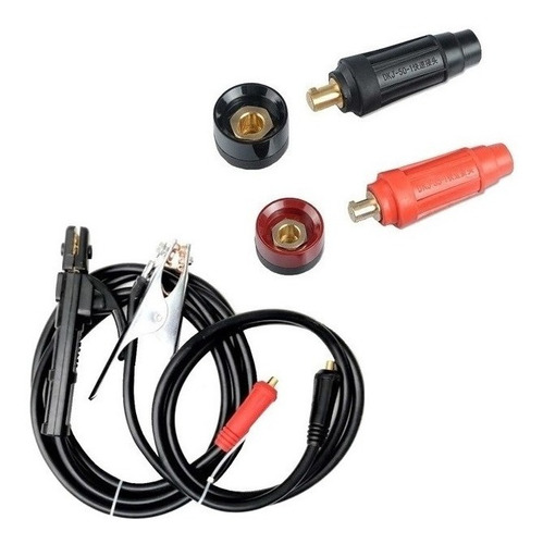 Kit De Cables Para Inversor 200amp Conectores Rápidos 3/8