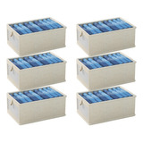 Pack 6 Organizador De Jeans Caja Organizador Closet Interior