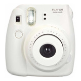 Cámara Fujifilm Instax Mini 8 Blanca + Funda Puntos B/n