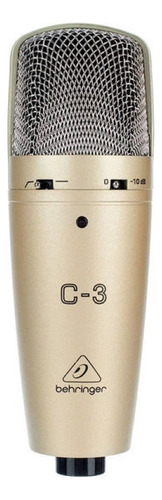 Microfono Behringer C3 Incluye Cable Xlr Color Dorado