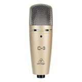 Microfono Behringer C3 Incluye Cable Xlr Color Dorado