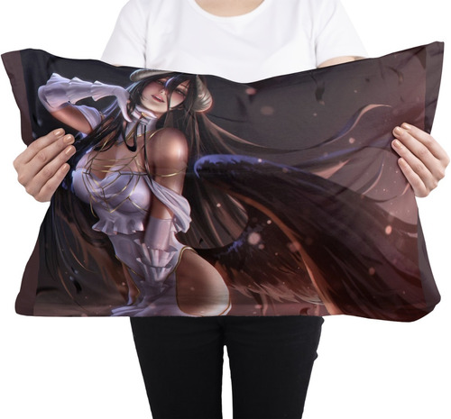 Cojin Almohada Albedo Overlord Anime Diseño Artistico Hogar