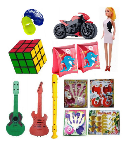 Kit 48 Brinquedos Infantil Sortidos Atacado Revenda Festa