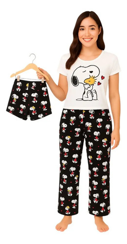 Pijama Juvenil Snoopy Para Dama De Pantalón  | Envío gratis