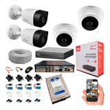 Kit Cctv 4 Megapíxeles Dahua Dvr 4 Ch + 4 Cámaras