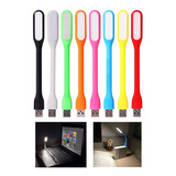 Lampara Luz Led Flexible Usb Notebook Cargador Linterna