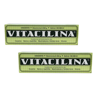Vitacilina Ungüento Pack De 2 Tubos De 16gr C\u002Fu Pomada Fragancia Neutra | Meses sin interés