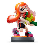 Amiibo Inkling Girl Naranja Splatoon