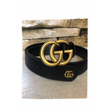 Cinturón Gc Gucci Negro Dorado