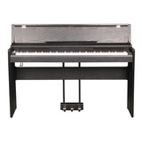 Piano Digital Con Mueble Pedales Y Tapa Artesia A24blk