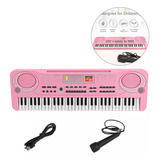 Piano Musical Infantil Juego Microfono Juguetes 61 Teclas