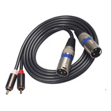 Cable De Audio J6fever Grade, 2 Pares Rca Macho, 2 Xlr Y 3 P