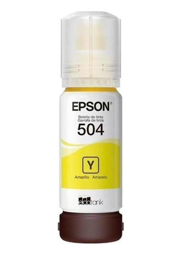 Tinta Epson T504 504 L4150 L4160 Amarillo Original 70ml