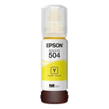 Tinta Epson T504 504 L4150 L4160 Amarillo Original 70ml