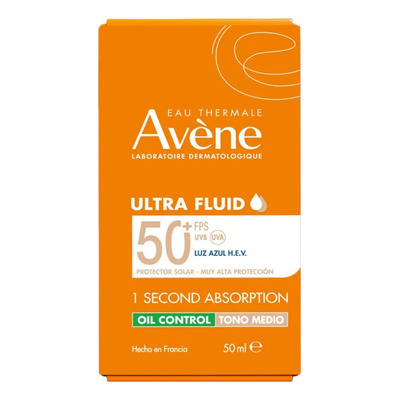 Protector Solar Avène Ultra Fluid Fps 50 Tono Medio 50ml | Envío gratis