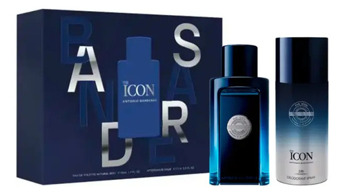 Perfume Banderas The Icon Set Edt 100ml + 150ml Deo
