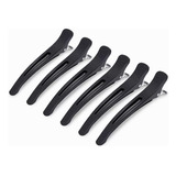 Pinza Para Cabello Tipo Pico De Garza, Negro 6 Pcs