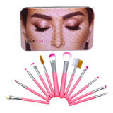 Brochas De Maquillaje Kit 12 Pcs Para Maquillaje Con Estuche