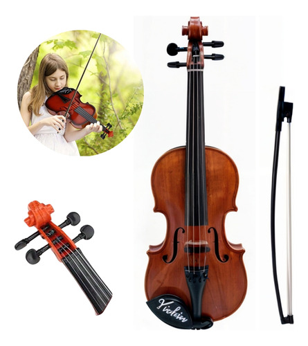 Violino Infantil Brinquedo Presente Menino Menina Musical