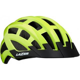 Casco De Ciclismo Mtb Lazer Compact 54/61 Cm, Talla Única, Amarillo