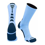 Tck Deportes Lacrosse Logo Crew Calcetines (columbia - Azul 