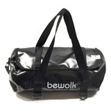 Bolso Estanco Bewolk 35 Litros Con Solapa Tapacierre Bu1435c Color Negro