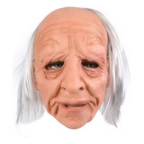 Máscara De Anciano, Látex De Halloween Realista 3d Cosplay