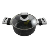 Panela Stonechef Tampa De Vidro 18cm - Preto