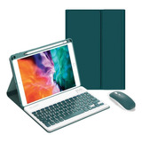 Funda +teclado+ratón For iPad 10.2 9th 8th 7th Generation