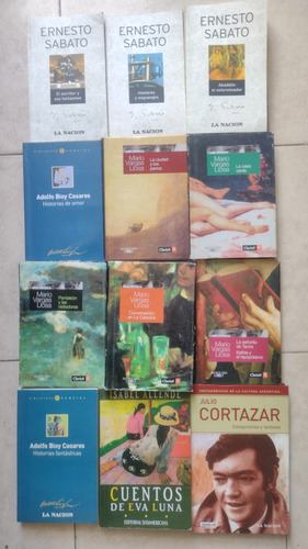 Lote De 24 Libros. Sábato, Bioy Casares, Allende Y Otros
