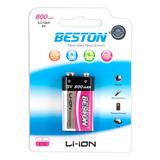 Bateria Pila Recargable 9v Voltios Beston 800mah Cuadrada