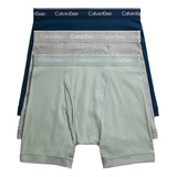 Boxer Brief Calvin Klein 3 Pack 100% Algodon Original 4003