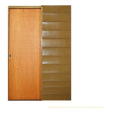 Puerta Corrediza De Embutir Valentinuz Cedro 70x10