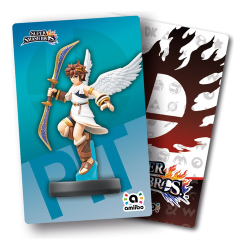 Tarjeta Nfc Amiibo Pit - Smash Kid Icarus