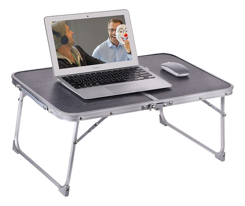 Mesa Plegable Para Laptop Y Cama Con Almacenamiento, Mini Es