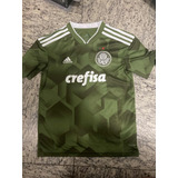 Camisa Palmeiras adidas 2018 Infantil 12 Anos Usada