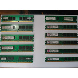 Lote De 11 Memorias Ram Ddr2 De 2gb 667  Para Pc