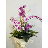 Arreglo Floral Artificial Orquideas Centro De Mesa Diseñador