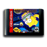 Cartucho De Megadrive Novo The Simpsons Virtual Bart